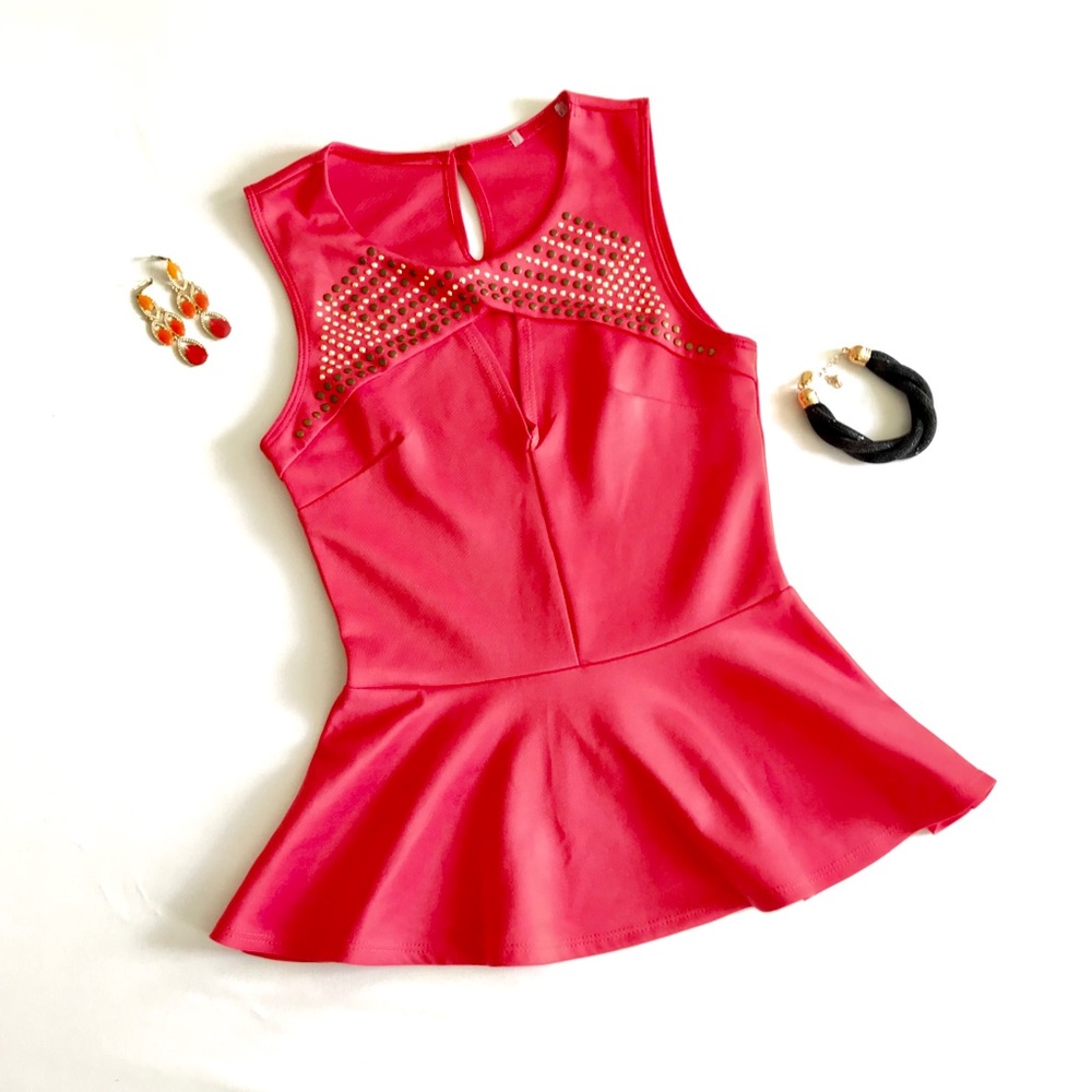 Spring/Summer Coral Top